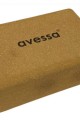 Avessa Cork-Yoga Yoga Blok Mantar Kahverengi