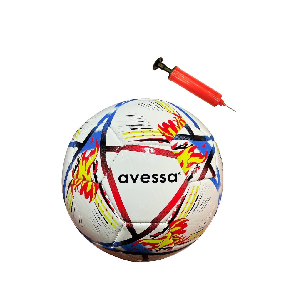 Avessa FT150-140 Futbol Topu Mavi-Beyaz 3 Astar Pompalı