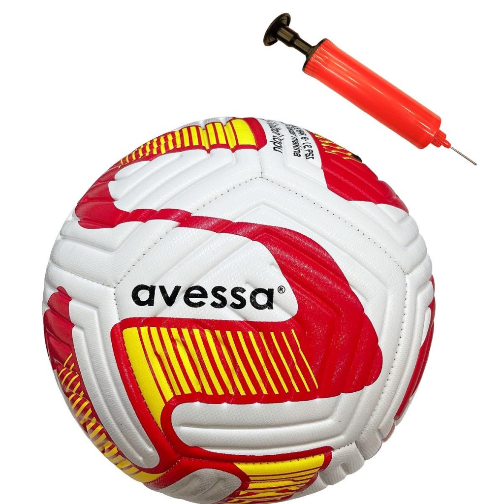 Avessa FT900-130K Futbol Topu Kırmızı 4 Astar Pompalı