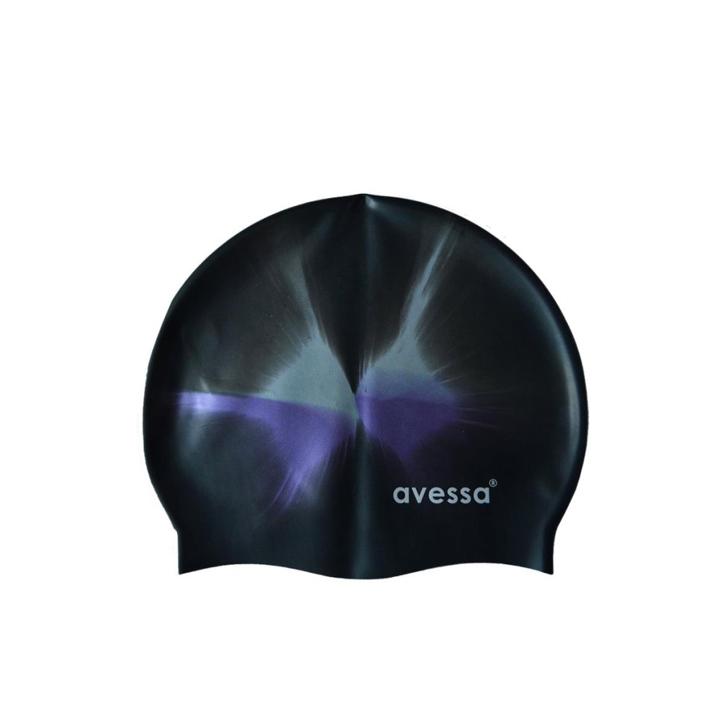 Avessa Gökkuşağı Silikon Bone Siyah-Gri MC805