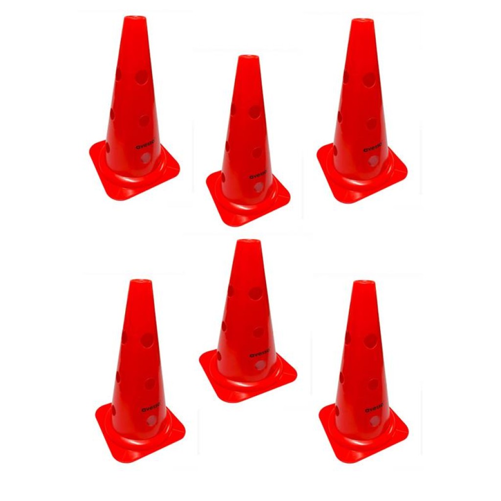 Avessa Hn-38-1 Delikli Antrenman Hunisi 38 Cm Kırmızı 6lı