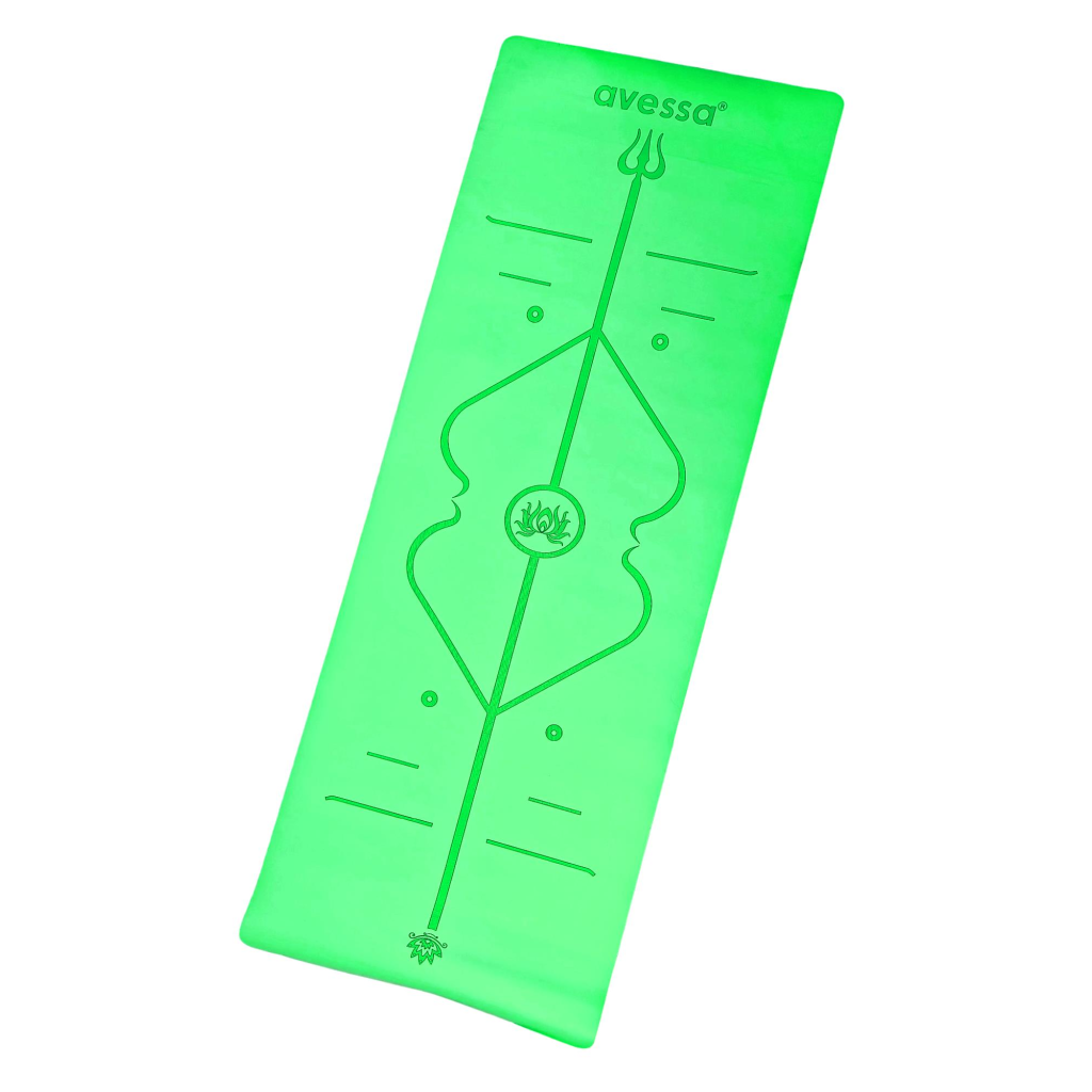 Avessa Rym-Green Kauçuk Yoga Mat Yeşil