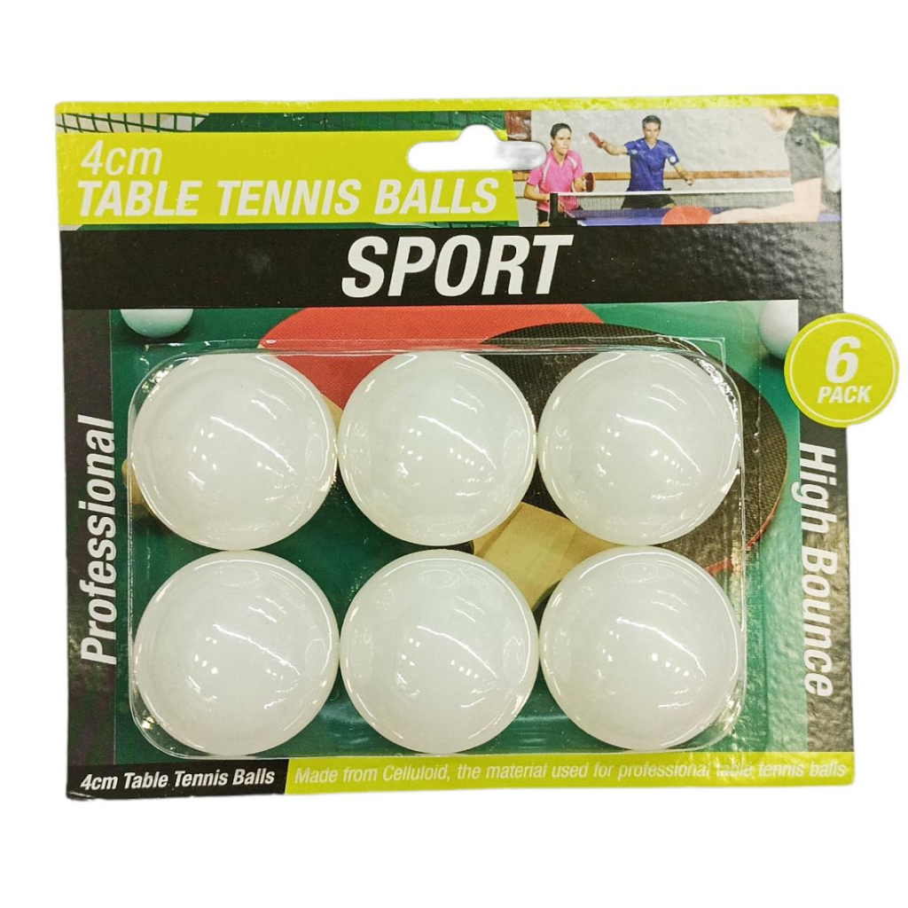 Avessa Spo-026 Kartela Pinpon Topu 6lı