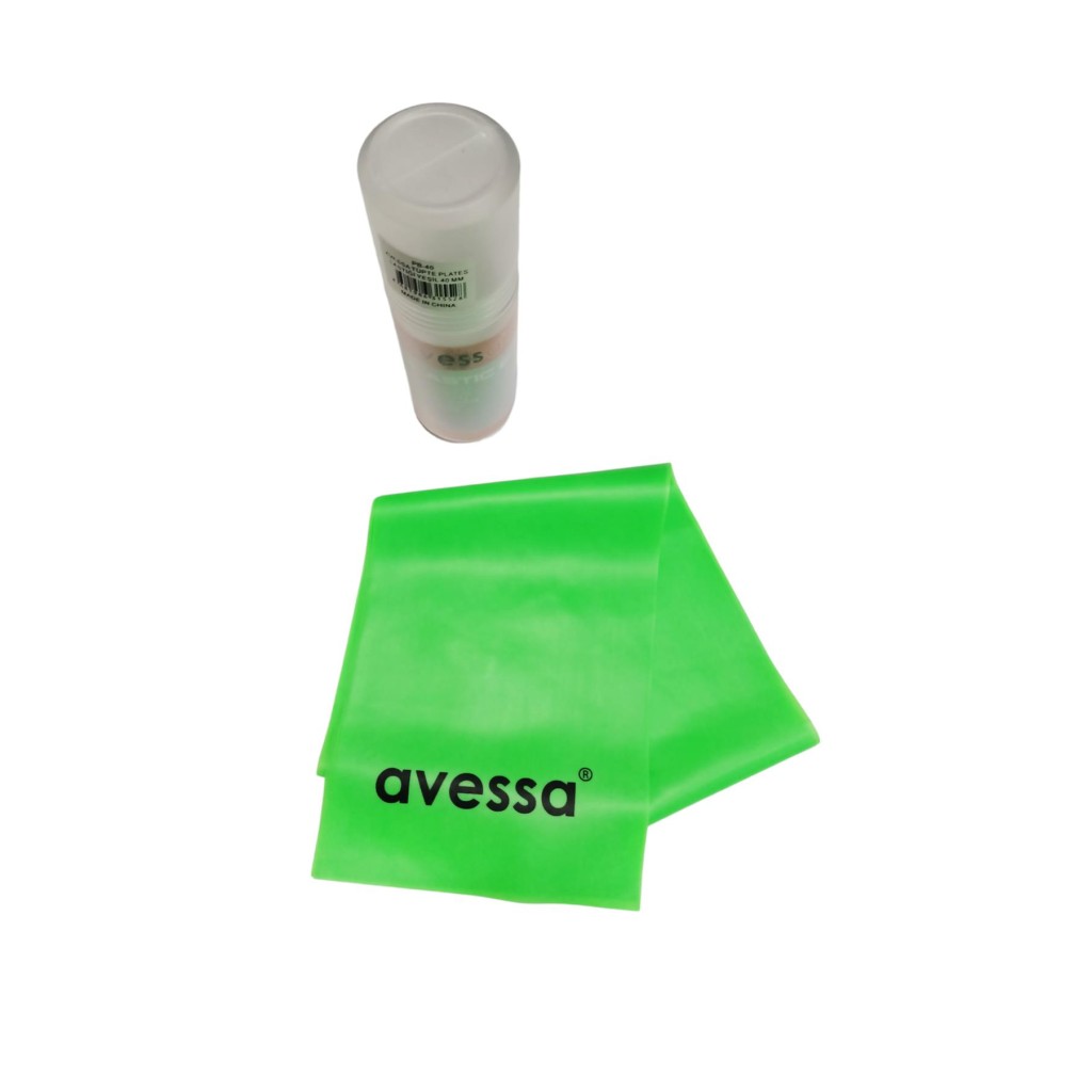 Avessa Tüpte Pilates Lastiği PB-40 YEŞİL 40 mm