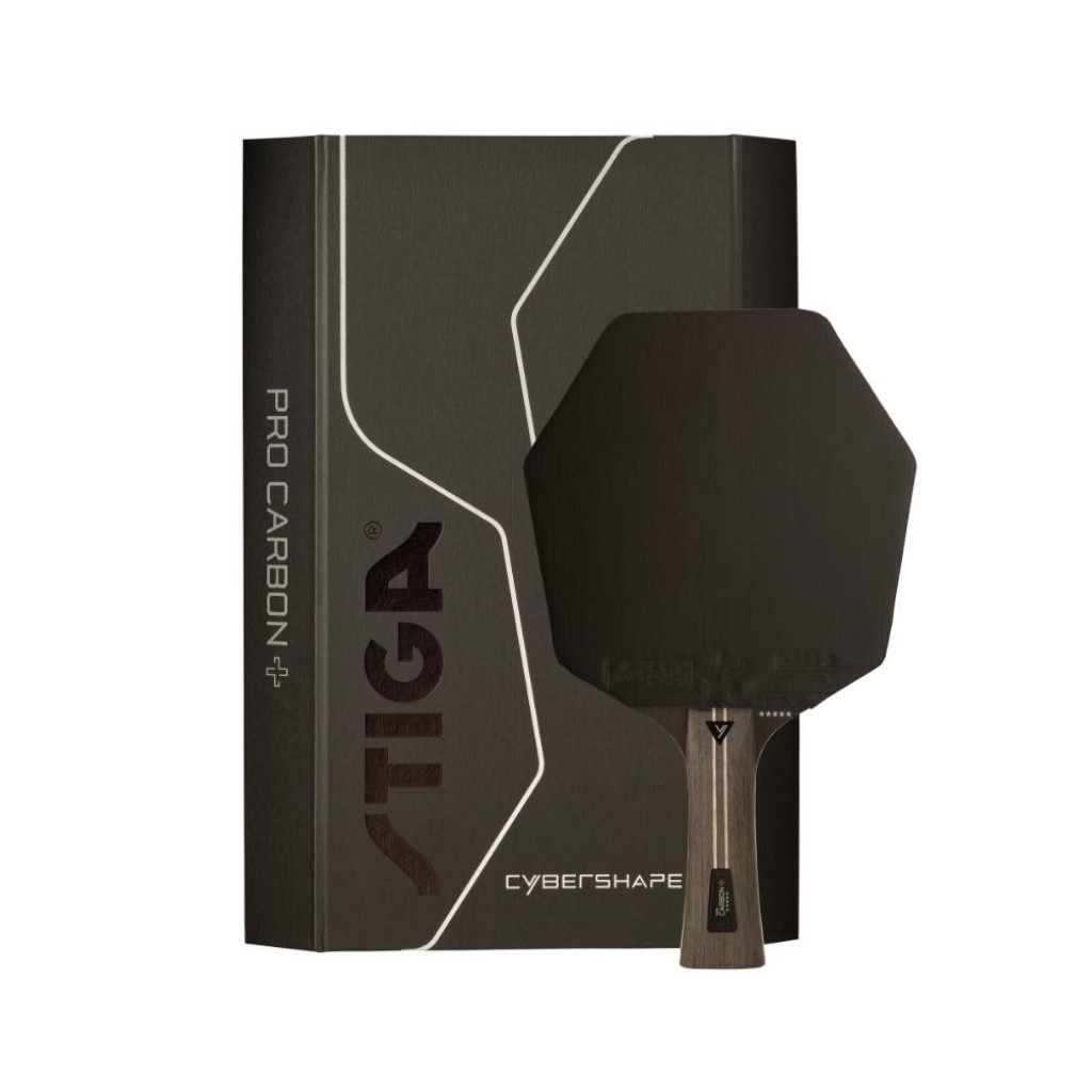 Stiga Bat Pro Carbon Plus Cybershape 5 Star Masa Tenisi Raketi 1215-0401-35